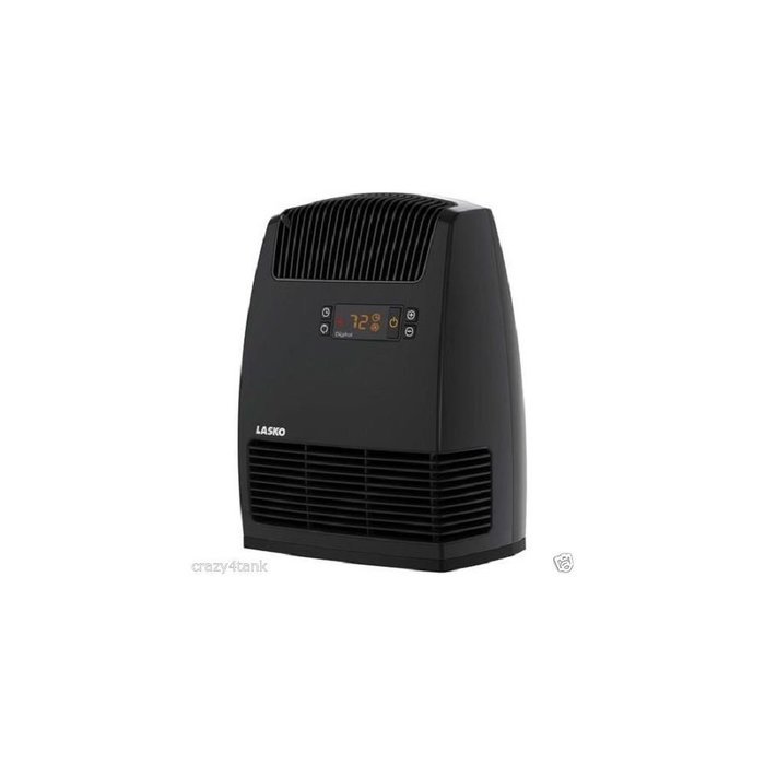 Lasko Electric Digital Ceramic Heater with Warm Air Motion Technology, Black, CC13652