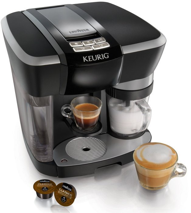Keurig Rivo Espresso, Cappuccino & Latte System, With 12 Pack Lavazza Sampler