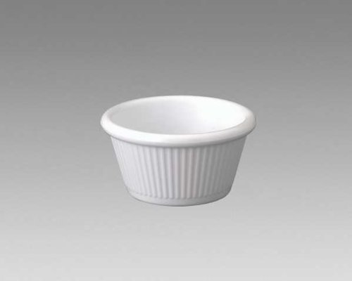 Gessner Products IW-0382A-WH 2 oz. Fluted Ramekin- Case of 12