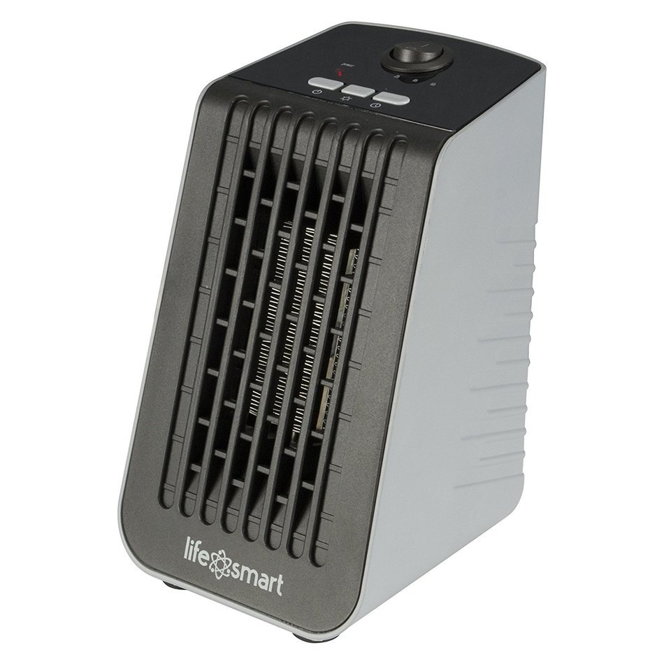 (2) Lifesmart PTC Element Desktop Space Heater & Fan N4