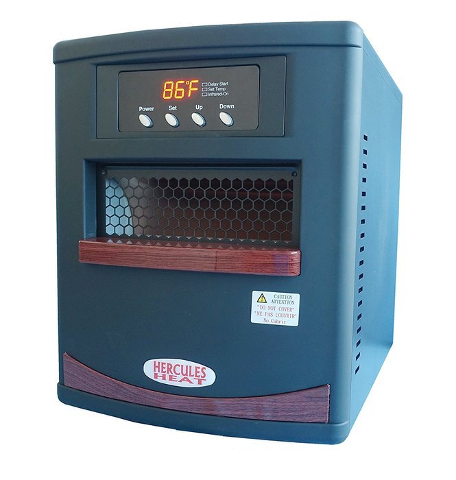 Hercules Heat Plastic Cabinet Space Heater with Card Remote