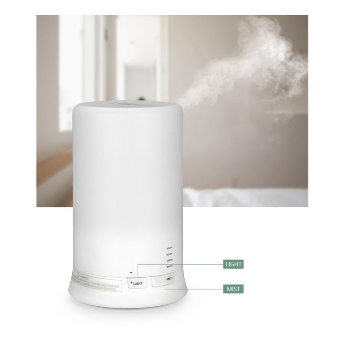 VersionTech Electric Aromatherapy Essential oil Diffuser Cool Mist Humidifier with Color LED light and Auto off... N4