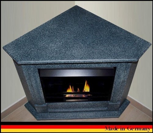 Gel + Ethanol Fire-Places Ethanol Corner Fireplace Model Moskau White N9