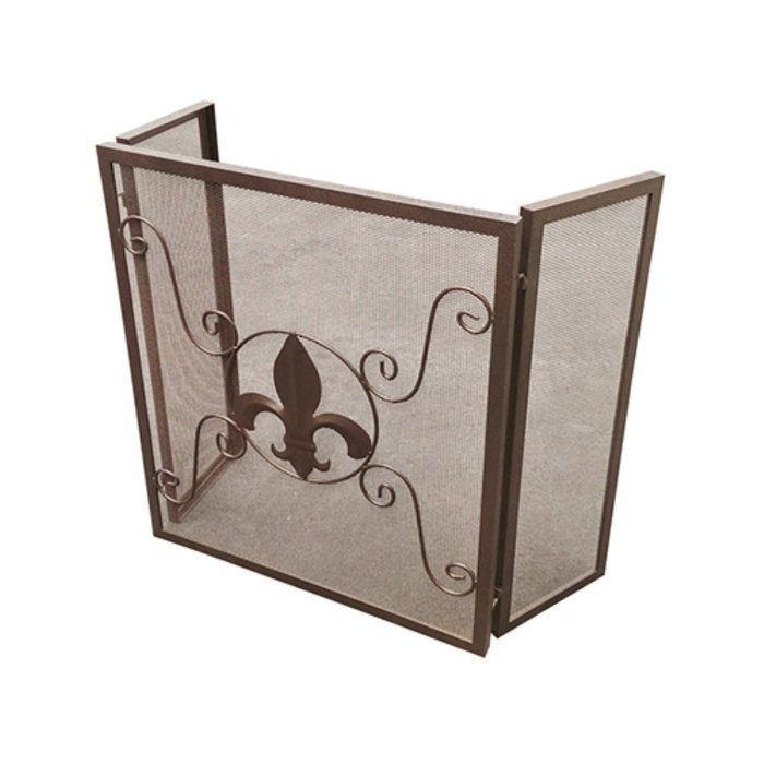 Leigh Country Fleur De Lis Fireplace Screen