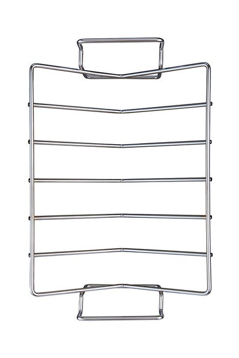 HIC Pro V-Shaped Wire Roasting Baking Broiling Rack, Nonstick, 15-Inches x 11-Inches x 4-Inches