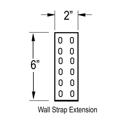 DuraVent 3PVP-WSA-EXT PelletVent Pro Type L Chimney Pipe - Wall Strap Extension, Stainless Steel by DuraVent N4