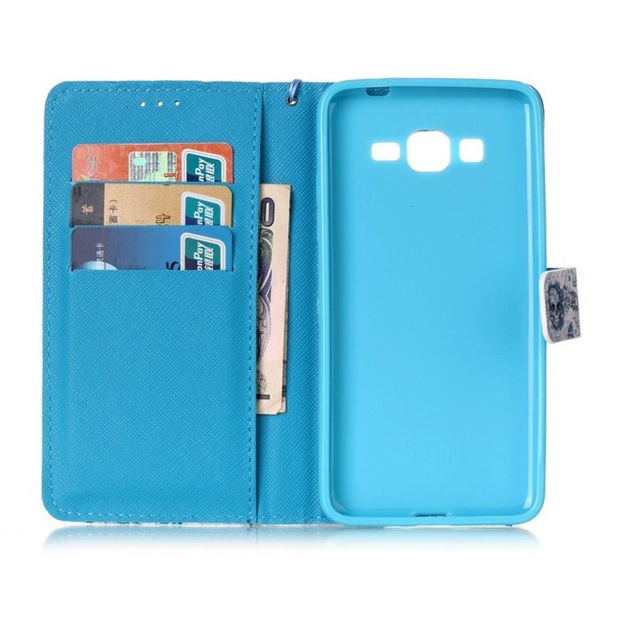 Spritech(TM) Pu Leather Phone Case For Samsung Galaxy Grand Prime G530 2015 Edition,Flip Fold Wallet Pouch With... N16