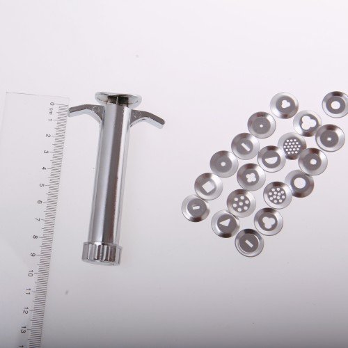 19 Heads Sugarcraft Clay Gun Craft Cake Decorating Pastry Baking Supplies Molds N4