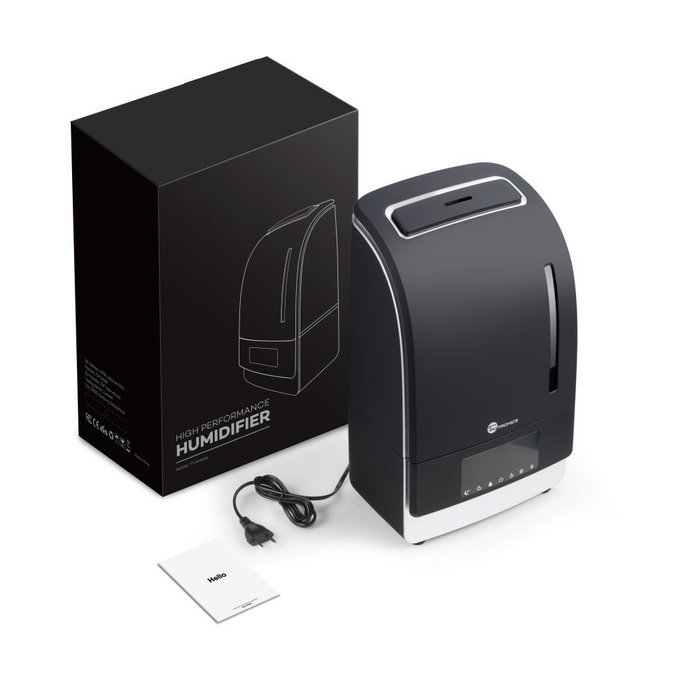 Warm & Cool Mist Humidifier with LED Display, TaoTronics Ultrasonic Air Humidifers with 6L, Touch Sensitive LED... N4