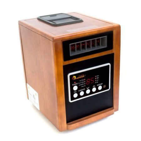 World&rsquo;s First Infrared Space Heater, Built-In Humidifier, 1500W, 12-hour Automatic Shut-Off Timer, Advanced Dual... N4
