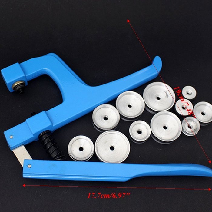 Mimgo Store Watchmaker Tool Watch Back Case Press Closer Glass Fitting Dies Repair Set N8