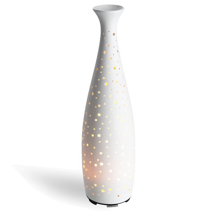 Essential Oil Diffuser, Joly Joy Vase Ultrasonic Aroma Diffuser Cool Mist Humidifier with Warm White LED Light... N8