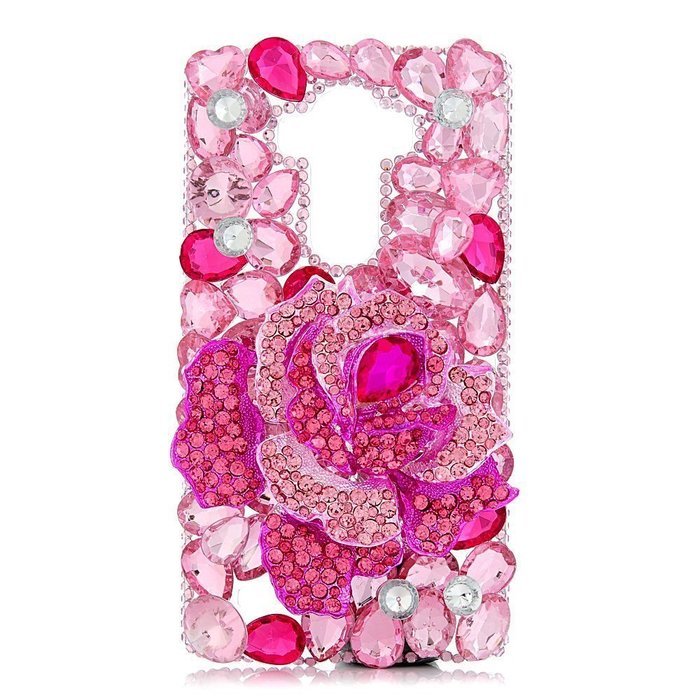 Spritech(TM) LG G Stylo Hard Case,Bling Crystal 3D handmade Rhinestone Design Clear Phone Cover for LG G Stylo N8