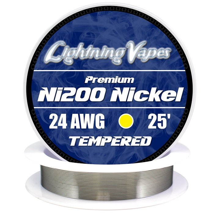 LV Ni200 Nickel Wire (Tempered) 24 AWG - 25'