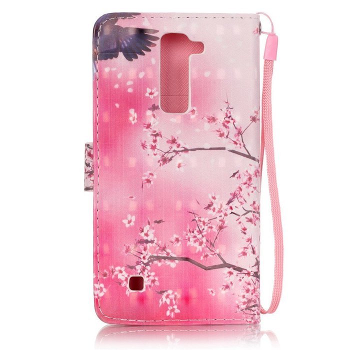 LG K7 Case,LG Tribute 5 Case,Yaheeda [3D Colored Drawing] [Flip Fit] Premium PU Leather Card-Slots Cash-Slots... N18