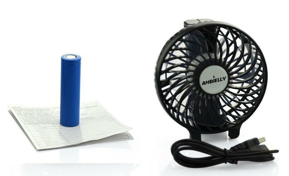 Ambielly Handfan Rechargeable Portable Handheld Mini Fan Foldable Fans Battery Operated Cooling Fan Electric Personal... N26