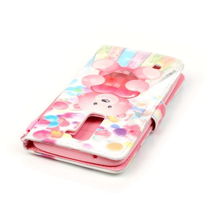 LG K7 Case,LG Tribute 5 Case,Yaheeda [3D Colored Drawing] [Flip Fit] Premium PU Leather Card-Slots Cash-Slots... N22