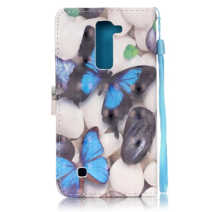 LG K7 Case,LG Tribute 5 Case,Yaheeda [3D Colored Drawing] [Flip Fit] Premium PU Leather Card-Slots Cash-Slots... N24