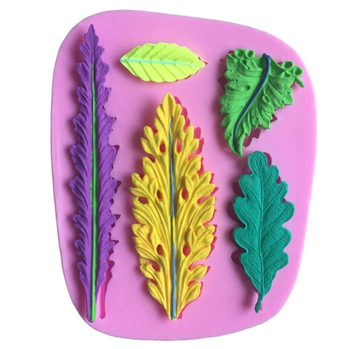 Anyana Leaves Silicone Fondant Mold Cake Decorating Pastry Gum Pastry Tool Kitchen Tool Sugar Paste Baking Mould...
