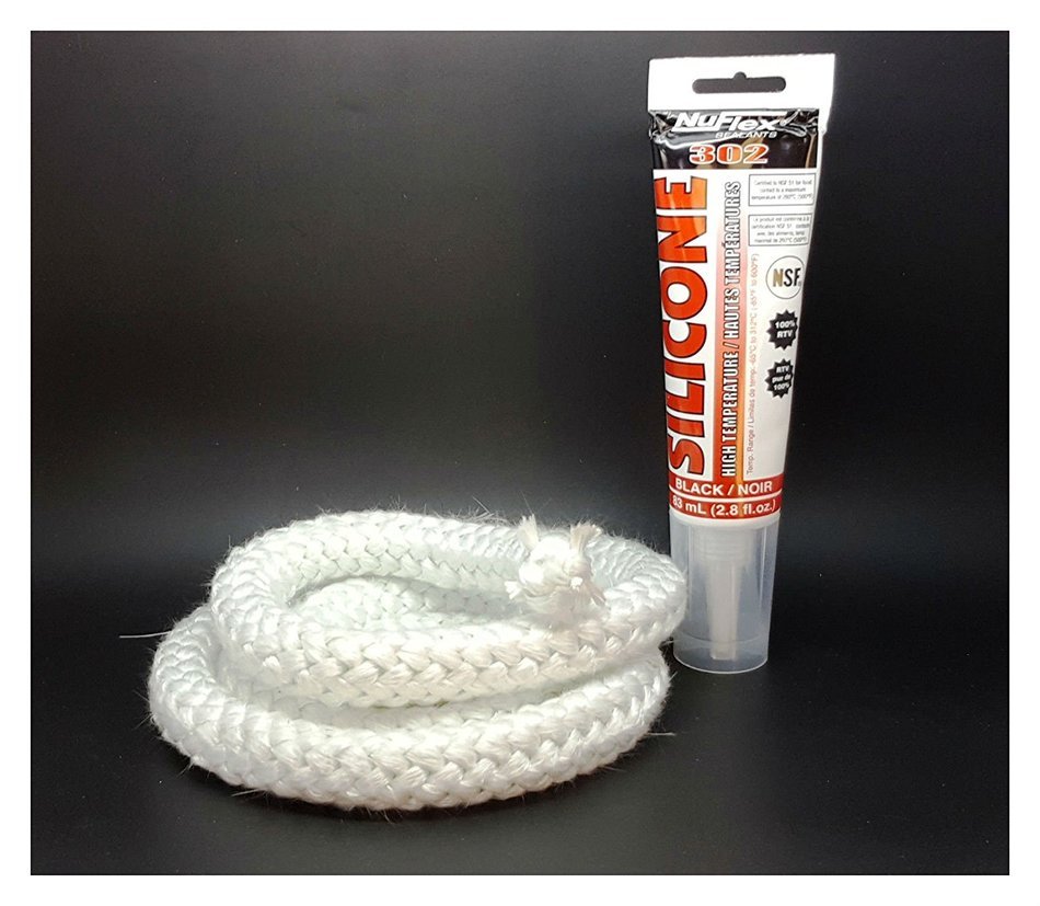 Englander Door Rope Gasket; Stove Fireplace 3/4" x 5' w/adhesive. # AC-DGKC Top Buyer's Choice N2