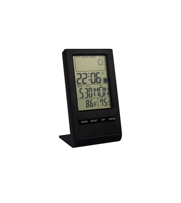 HeQiao Indoor Large LCD Digital Thermometer Hygrometer Temperature Monitor Humidity Meter Thermometers with Calendar... N17
