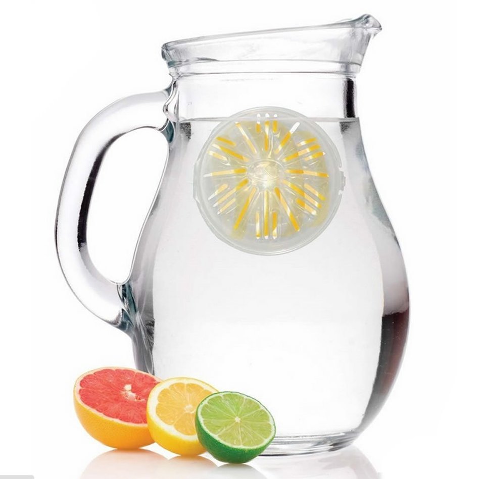 HeroNeo&reg; New Fruit Infuser Ball Plastic Infusing Water Sports Lemon Juice Filter Strainer N4