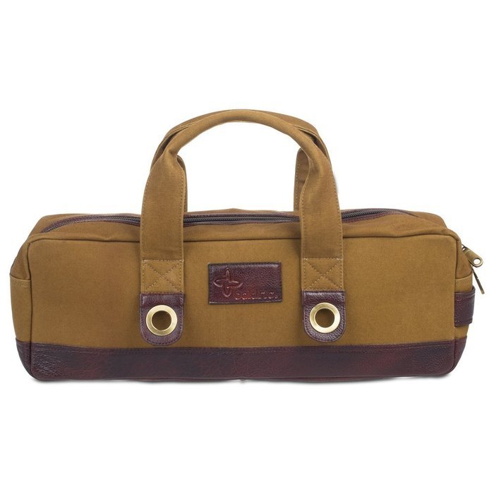 Boldric Boldric Chef Carryall Khaki Canvas with Brown Leather Trim
