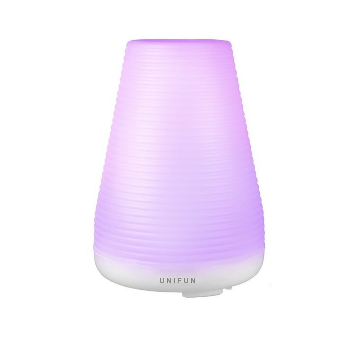 Essential Oil Diffuser, UNIFUN 100ml Air Humidifier | Ultrasonic Aromatherapy Diffuser with Adjustable Mist Mode...