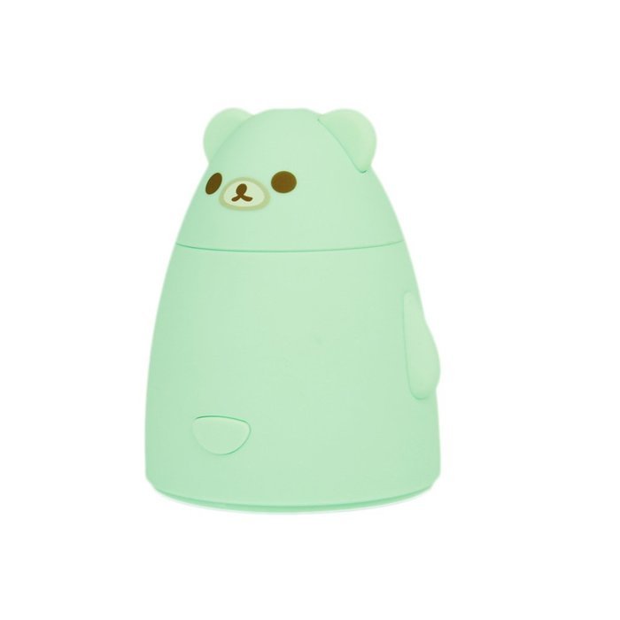 Topbeu Mini Bear Ultrasonic USB Powered Humidifier for Office Single Room (Green) N4