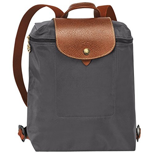 Backpack ( gun metal ) by longchamp paris " LE PLIAGE" 100% authentic original from PARIS FRANCE