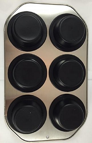 Solara Cup Cake Pan - Durable Non-stick Silicone Bakeware, Dishwasher and Microwave Safe N2