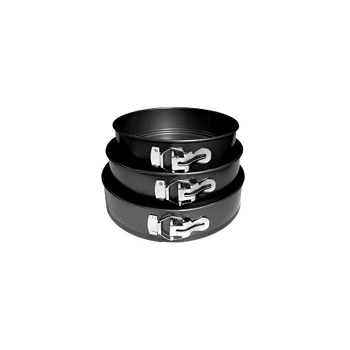 3 Piece Non-Stick Spring Form Cake Pan Set