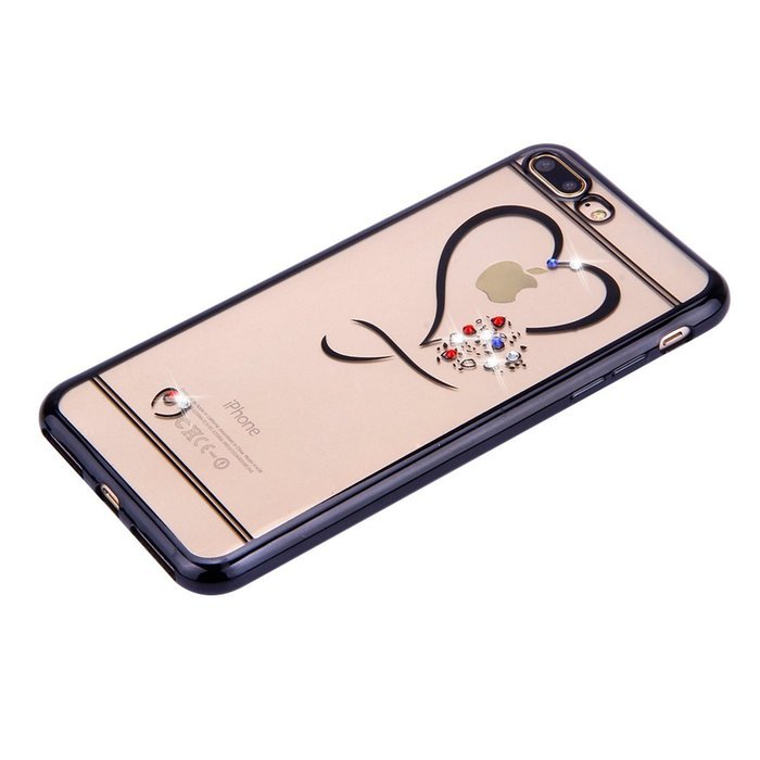 iPhone 7 Plus Case, PHEZEN Clear Soft TPU Protective Case Back Cover with Beautiful Cherry Blossom Flower Series... N93