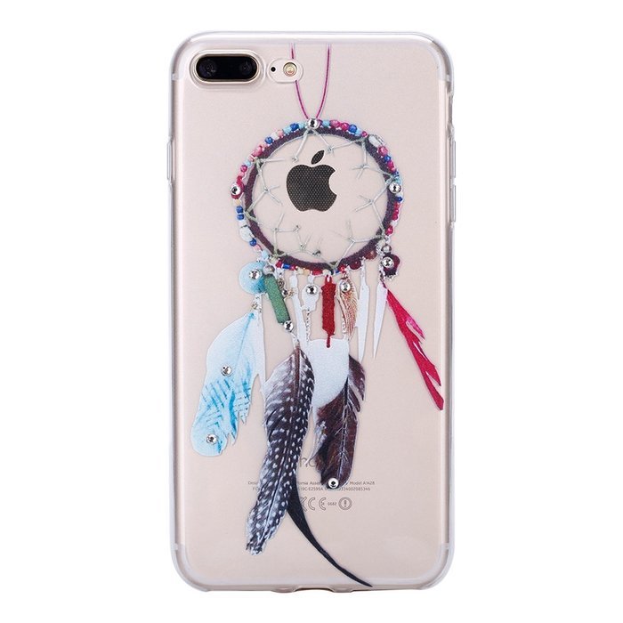 iPhone 7 Plus Case, PHEZEN Clear Soft TPU Protective Case Back Cover with Beautiful Cherry Blossom Flower Series... N96