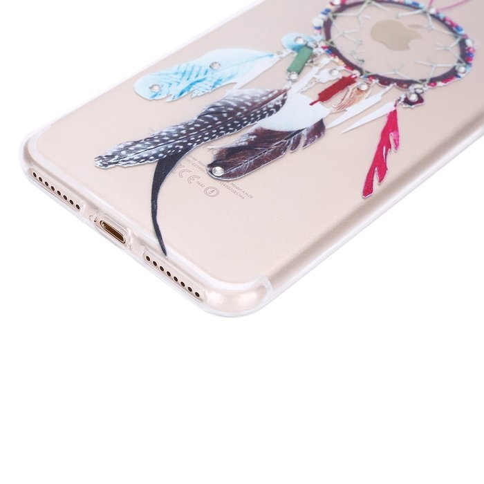 iPhone 7 Plus Case, PHEZEN Clear Soft TPU Protective Case Back Cover with Beautiful Cherry Blossom Flower Series... N98