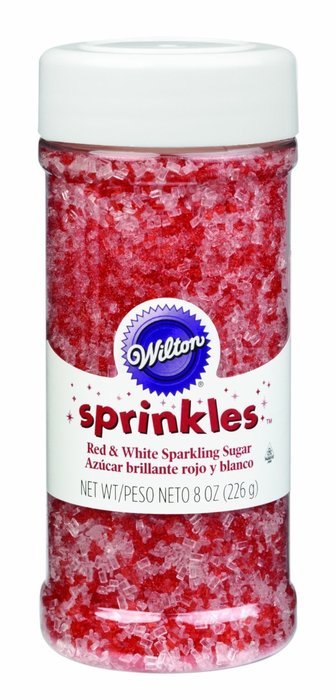 Wilton Sparkling Sugar Food Decorative, White