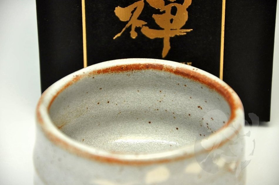 Japanese Mino Yaki ware Matcha Bowl Green Tea 11.5 / 11.5 / 8cm (4.5 / 4.5 / 3.1inch)[7353]