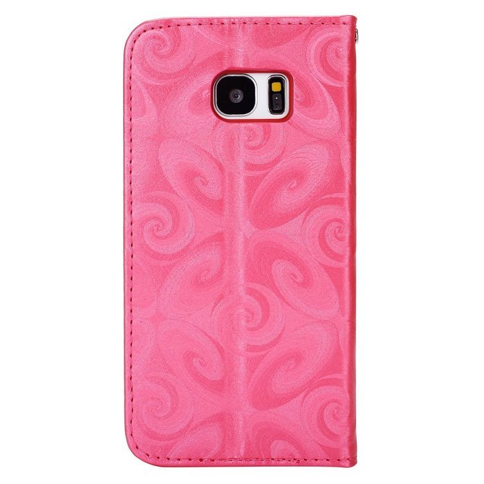 Galaxy S7 Edge Wallet Case, PHEZEN Bling Liquid Glitter Love Heart Floating 3D Hourglass Luxury Pu Leather Magnet... N47