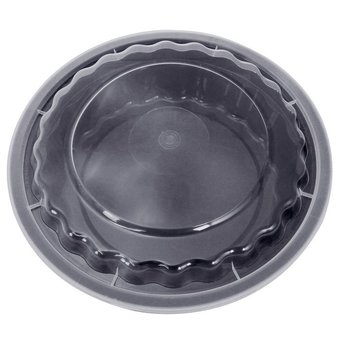 Freshware 20-Pack 7-Inch Round Bento Lunch Boxes with Lids - Stackable, Reusable, Microwave, Dishwasher & Freezer... N5