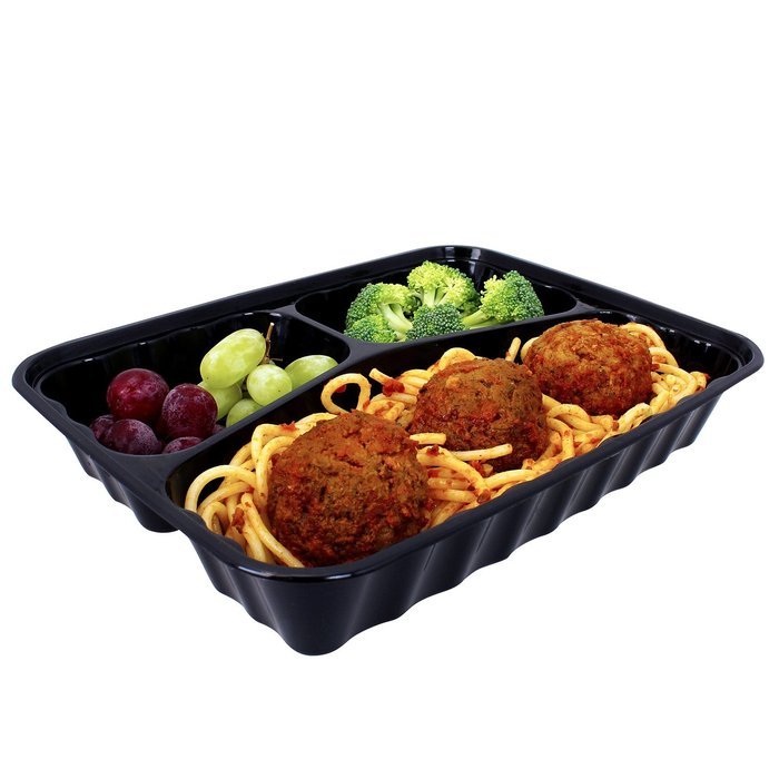 Freshware 20-Pack 7-Inch Round Bento Lunch Boxes with Lids - Stackable, Reusable, Microwave, Dishwasher & Freezer... N6