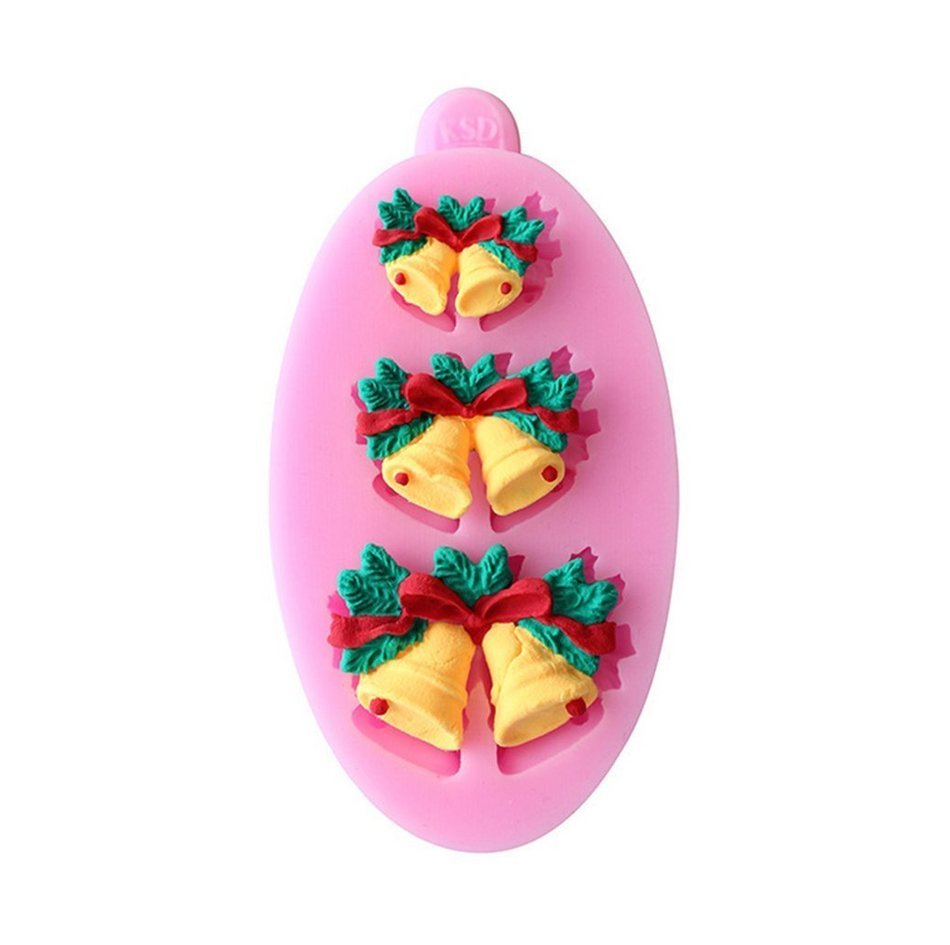 Christmas Gift - Christmas Fondant Silicone Sugar Mold Cake Decorating - Christmas Santa Sled Deer