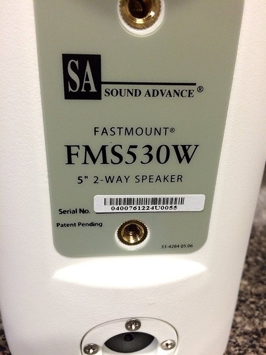 SOLD OUT!! Sound Advance FMS530W 5-1/4" Indoor/Outdoor Speak