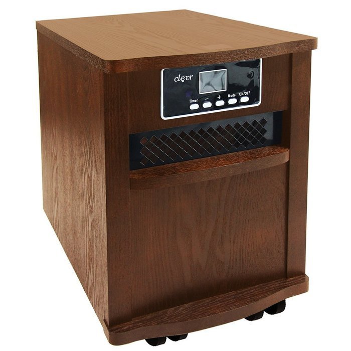 Clevr Portable Electric 1500w Infrared Heater Quartz w/ Remote comfort life N3