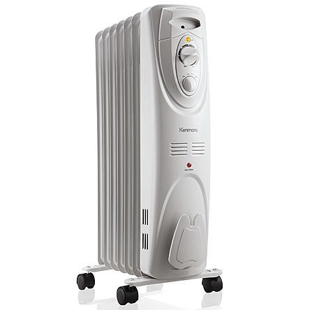 Modern White Radiator Heater | Contemporary Home Indoor Large Space Electric Heater by the Living Room or Bedroom N2