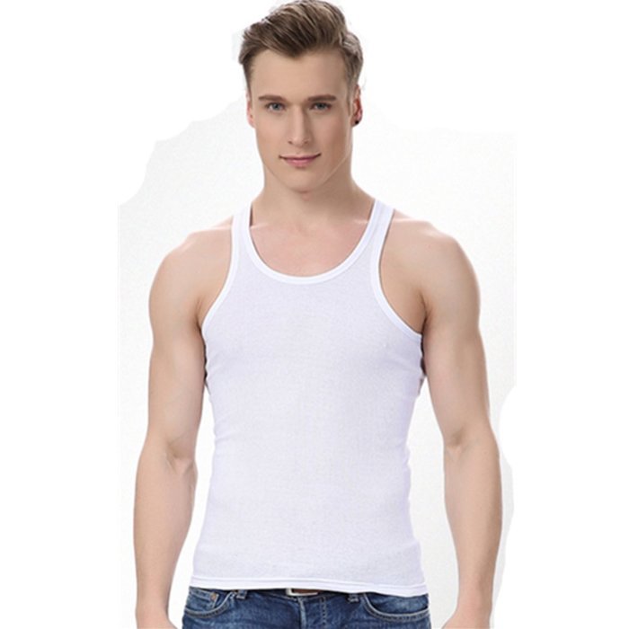KAKA(TM) Men's Fashion Vest Bottoming Sport Vest Shirt-Gray(L) N3