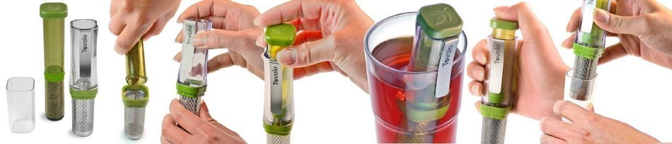 Tovolo TeaGo - The Mobile Tea Press