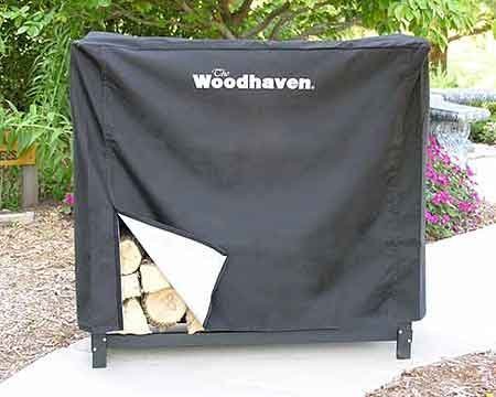 4' Woodhaven Firewood Rack Full Cover