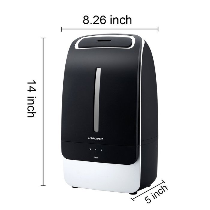 URPOWER Humidifier, 5L Large Capacity Whisper-quiet Operation Cool Mist Ultrasonic Humidifier Waterless Auto Shut-off... N3