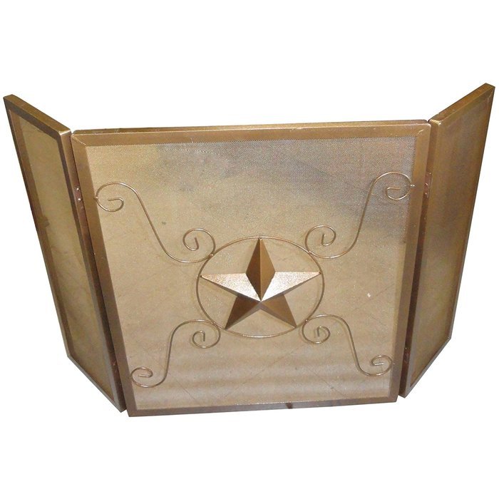 Leigh Country Fireplace Screen with Star