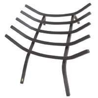 HOMEBASIX CPA05270BK3L Wrought Iron Fire Grate, 27-Inch